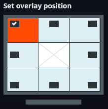 FBX overlay position setting