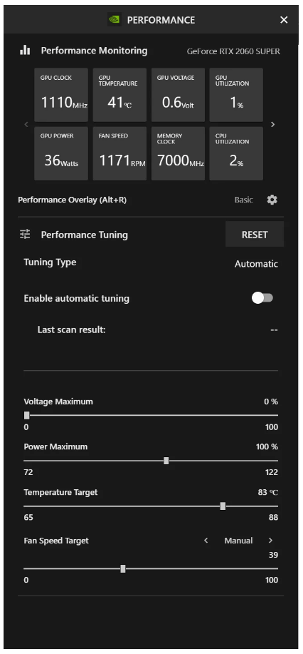 game system monitor